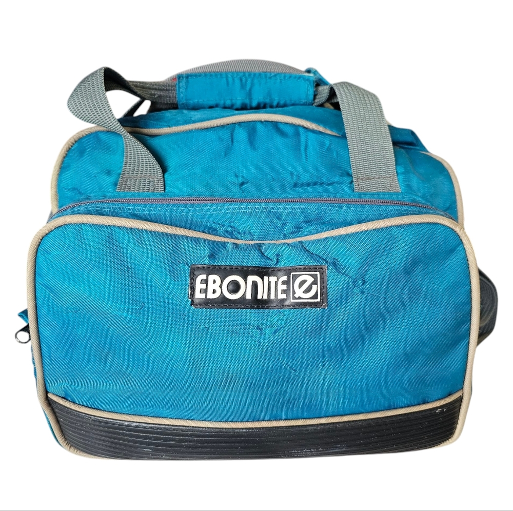 Ebonite Bowling Ball Bag 🎳 Vintage Shoe Compartment 👞 L👀K